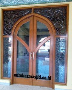 Pintu Kusen  Jendela  Masjid  Mimbar Masjid 